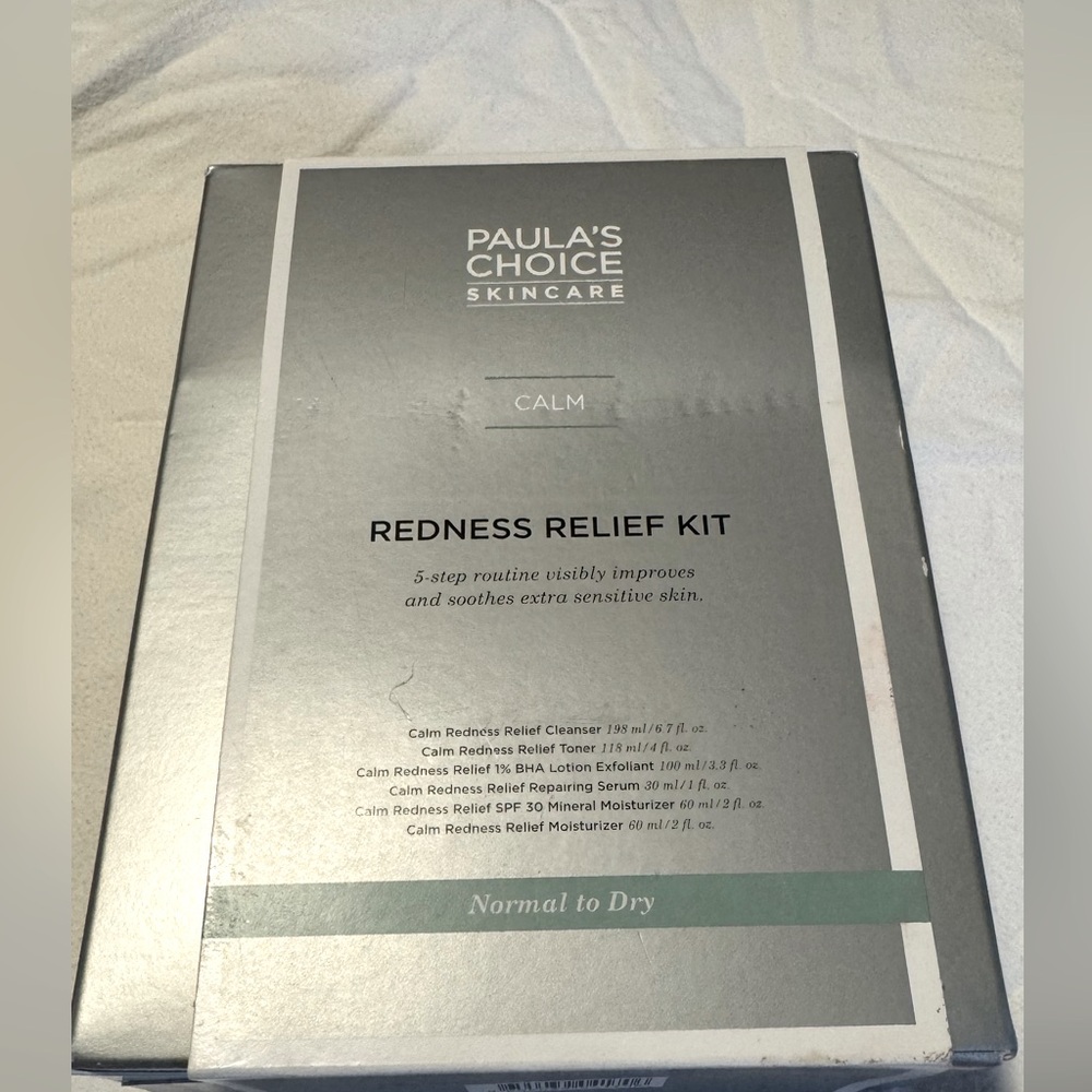 Paula’s Choice redness relief 5-Step routine